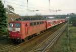 141 419 mit SE 34030 (Lneburg–Harburg) am 26.02.2000 in Ashausen