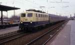 141440 fährt am 1.3.1988 um 14.58 Uhr mit dem N 5669 aus Dortmund in Soest ein.
