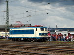 Südwestfälisches Eisenbahnmuseum Siegen 141 248-5 alias Knallfrosch am 18.06.16 in Koblenz von einen Gehweg aus fotografiert