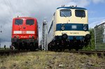 151 001 & 141 248 am 18.06.16 zum Sommerfest in Koblenz-Lützel