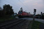 Auf dem Bü Fürther Hecke kommt die 143 661 nun wieder aus Mönchengladbach zurück und ist gen Koblenz fahrend zu sehen.