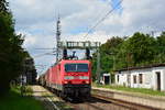 Während im Rheinland die 143er im Güterverkehr so schnell wieder verschwunden sind wie die gekommen sind, fahren sie im Osten munter weiter in ihrem Einsatzgebiet.