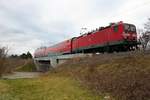 143 903 der S-Bahn Mitteldeutschland (DB Regio Südost) als S 37731 (S7) von Halle-Nietleben nach Halle(Saale)Hbf Gl.