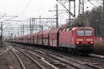 DB 143 904-1 durchfährt Hamburg-Harburg 16.1.2018