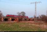 Die letzten Tage der Dosto-Wendezüge auf der S7...
143 871-2 der S-Bahn Mitteldeutschland (DB Regio Südost) als S 37758 (S7) von Halle(Saale)Hbf Gl. 13a nach Halle-Nietleben fährt in der Saaleaue bei Angersdorf auf der Bahnstrecke Halle–Hann. Münden (KBS 590). [8.4.2018 | 19:35 Uhr]