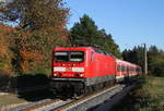 143 914-0 mit einer S2 nach Roth bei Moosbach 11.10.18