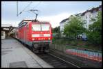 BR 143 261-6 Mit RB 21185 Kam Von Itzehoe Und Fhrt Retour Von Hamburg-Altona Nach Itzehoe 04.05.07