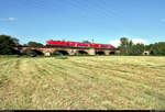 143 925-6 der S-Bahn Mitteldeutschland (DB Regio Südost) als S 37752 (S7) von Halle(Saale)Hbf nach Halle-Nietleben überquert die Saaleaue bei Angersdorf auf der Bahnstrecke Halle–Hann. Münden (KBS 590).
[2.6.2020 | 18:04 Uhr]