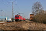 143 591-6 kurz vor dem Ziel in Halle (Saale), Zöberitzer Weg.

🧰 S-Bahn Mitteldeutschland (DB Regio Südost)
🚝 S 37910 (S9) Eilenburg–Halle(Saale)Hbf
🚩 Bahnstrecke Halle–Cottbus (KBS 219)
🕓 25.2.2021 | 12:22 Uhr