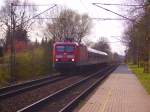 143 557-7 erreicht mit der RB nach Pinneberg Prisdorf am 13.04.08