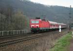 143 139-4 mit RB 16313 am 17.03.2008 in Bad Ksen