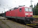 143 572 vom Bh Erfurt brachte am 28.06.2008 einen Sonderzug aus Ilmenau/Thringen bis nach Bergen/Rgen.