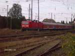 143 176 verlsst Eisenhttenstadt mit den RB11 Cottbus am 01.10.06