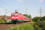 E-Lok der Baureihe 143 schiebt mit ihre Regionalbahn. Ein sehr groes Dankeschn an Ralph Mildner der mir das Bild zur Verfgung gestellt hatt!!