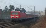 143 872 als S 7 (425er fahren noch nicht teilweise bis Celle). Ahlten 17.01.2009