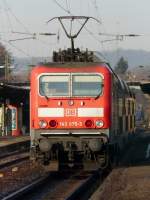 DB - 143 875-3 mit Regio unterwegs in Radebeul am 09.12.2008