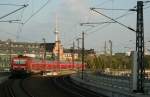 DB 143 193-1 mit RB14 nach Nauen am 28.9.2008 bei der Einfahrt in den Berliner Hbf.