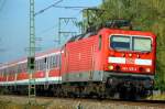 Die 143 125-3 als Regionalexpress von Wiesbaden HBF nach Frankfurt HBF  aufgenommen in Flrsheim am 23.09.2009.