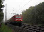 143 065-1 erreicht mit ihrer Regionalbahn in Richtung Nauen am 25.10.