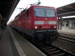 143 952 bespannte am 31.Oktober 2009 die S-Bahn nach Warnemnde als ich Sie in Rostock Hbf fotografierte.