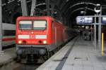 143 343-2 mit einer RB nach Neumnster am 22.10.10 im Kieler Hbf.