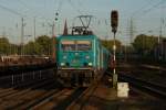 143 247 mit dem Melez Zug auf Jungfernfahrt in Mlheim-Styrum am 03.10.2010