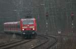 143 241 zieht S6 nach Kln-Nippes.Hier am 2.2.11 in Essen-Kettwig