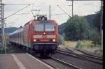 143 066-9 mit RB Halle/Saale-Eisenach kurz vor seinen Ziel 1998 in Wutha-Farnroda 