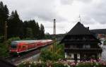 RB mit 143 -.- nach Freiburg Hbf am 19.06.11 in Hinterzarten.