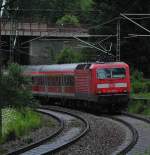 Und die 143 938 schob die RB von Saalfeld nach Bamberg.