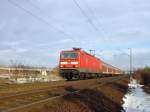 143 263-2 als RegionalBahn unterwegs von Mainz nach Koblenz am 06.03.06. Aufgenommen bei Mainz.