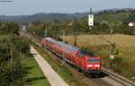 143 856-3 und 332-5 mit der RB 26621 (Emmendingen - Mllheim(Baden)) bei Denzlingen 25.9.11