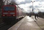 143 205-3 in Zwickau Plbitz zur weiterfahrt nach Dresden Hbf.06.01.2012