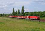 143 336-6 mit der S 6 nach Kln-Nippes in Langenfeld (Rhld) am 19.05.2012