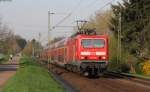 143 092-5 mit dem RE 22020 (Tbingen Hbf-Stuttgart Hbf) bei Wernau 24.4.13