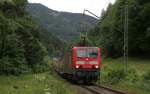 143 364-8 und 143 350-7 mit der RB 26923 (Freiburg(Brsg) Hbf-Seebrugg) bei Posthalde 23.6.13