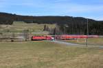 143 145  (145 143 wre mir ja lieber gewesen) bei Titisee, 14.04.2013.