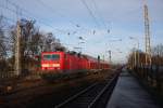 143 889-4 Ausfahrt Finsterwalde (Niederlasusitz)29.12.2009