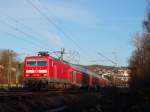 Am 28.1.14 war 143 092 mit einem Regional Express unterwegs.