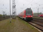 Am 05.04.2014 kam 143 848 mit einem Sdz aus Rostock Hbf durch Stendal und dieser Zug ging weiter nach Halle (Saale).Hansa Rostock Fanzug