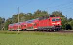 Wegen einer Streckensperrung bei Greppin wurde ein RE von Magdeburg nach Leipzig am 31.05.14 über Wittenberg nach Leipzig gefahren.