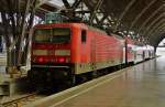 143 354-9 als RB 125 nach Weißenfeld am 13.06.14 im Leipziger Hbf.