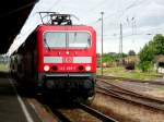 Am 21.06.2014 fuhr 143 289 mit der RB 29 von Stendal nach Salzwedel.