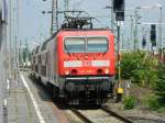 08.08.2014 - Leipzig-Hbf - Gleis 9: Einfahrt des RE 17690 mit 143 225 nach Magdeburg-Hbf.
