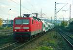 143 129 mit SE 19426 (Aalen–Stuttgart) am 24.10.2000 in Stuttgart-Bad Cannstatt