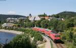 143 308-5 mit der RB 26949 (Freiburg(Brsg)Hbf-Seebrugg) bei Schluchsee 14.7.15