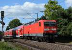 143 568 schiebt RB nach Mönchengaldbach durch Bonn-Beuel -28.09.2015