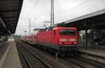 DB 143 130-3 mit der RB 27612 aus Dessau Hbf, am 30.07.2014 in Magdeburg Hbf.