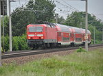 143 825-8 mit RE 17685 von Magdeburg HBF nach Leipzig HBF, in Zschortau am 24.05.2016