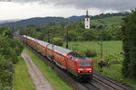 143 816-7 mit dem Lr 60760 (Karlsruhe Hbf-Freiburg(Brsg)Hbf) bei Denzlingen 14.6.16